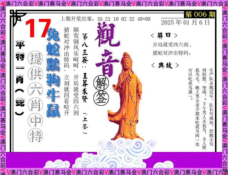 2025006期观音解签