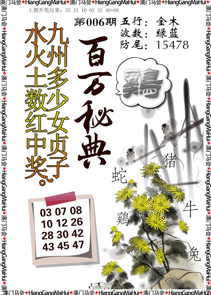2025006期百万秘典