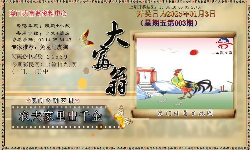 2025003期新大富翁