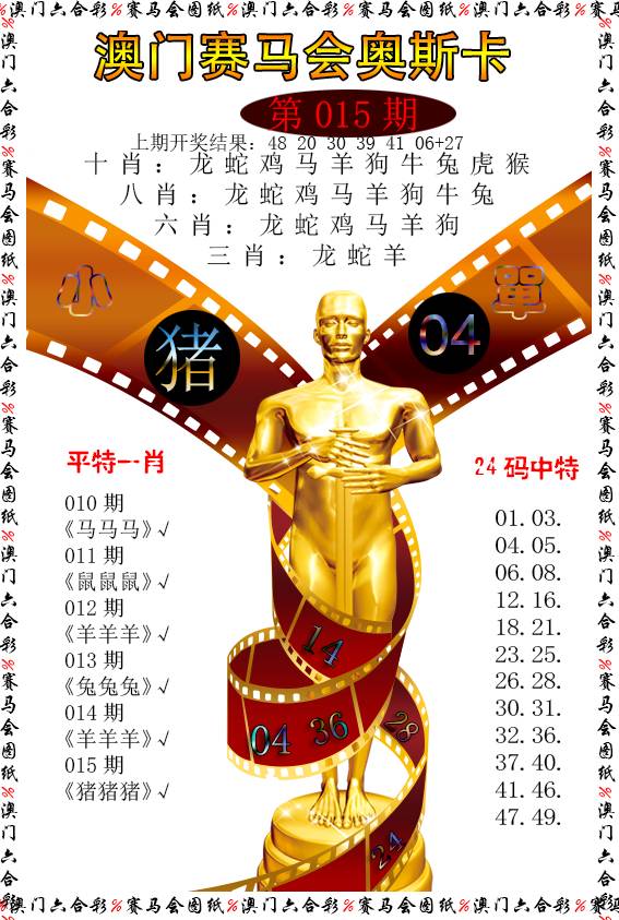 2025015期新奥斯卡