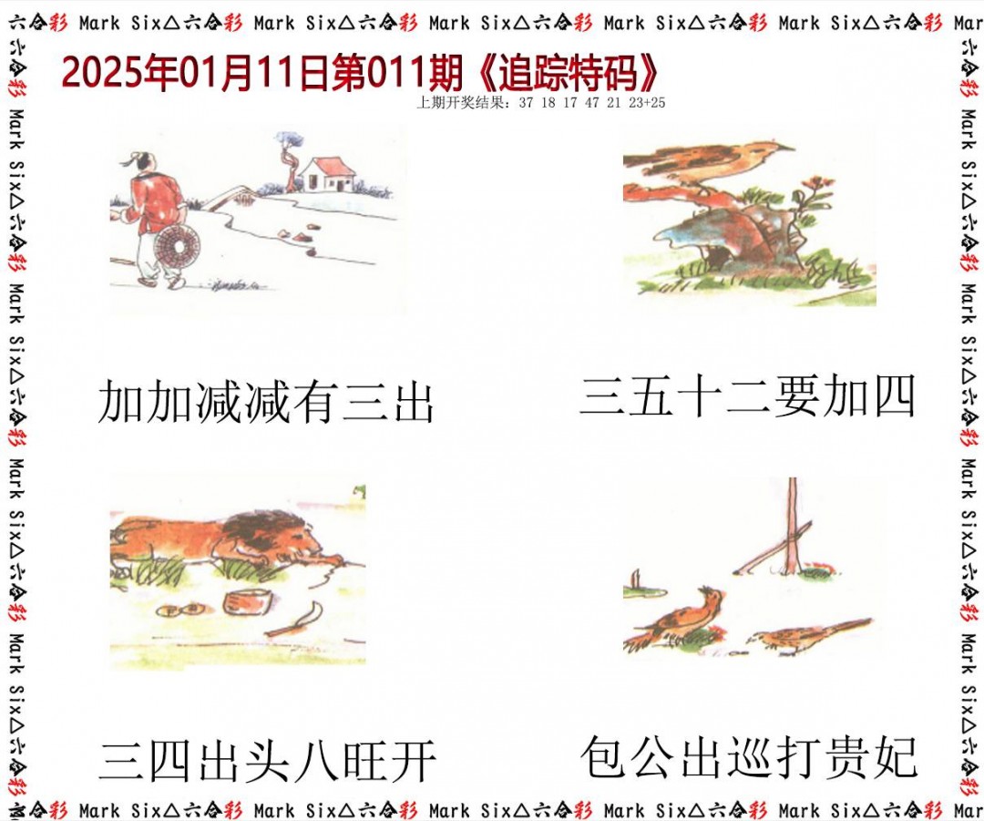 2025011期追踪特码