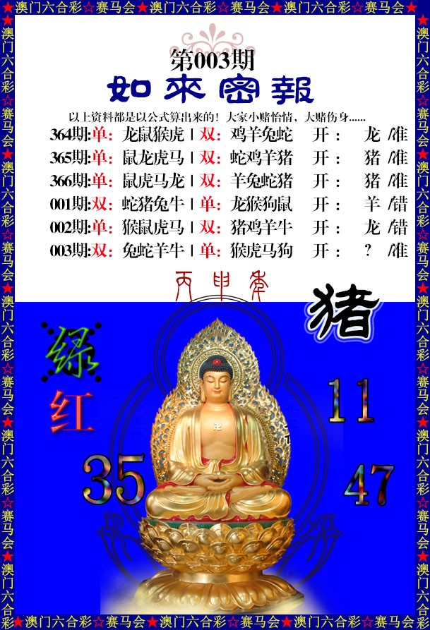 2025003期如来秘报