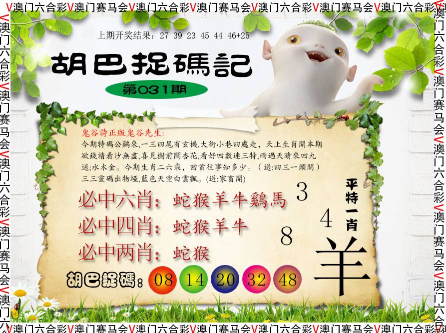 2025031期胡巴抓码记