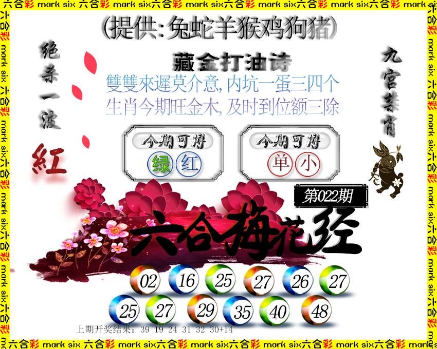 2025022期六合梅花经