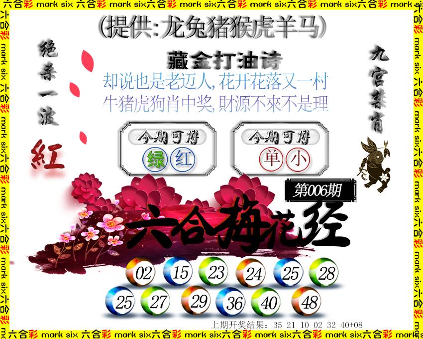2025006期六合梅花经