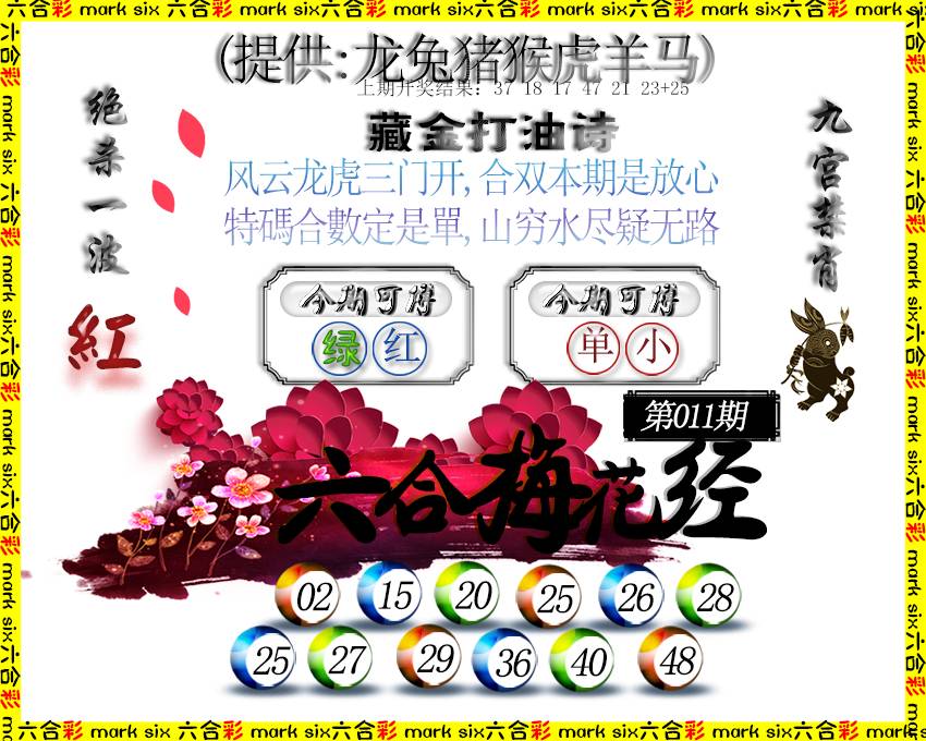 2025011期六合梅花经