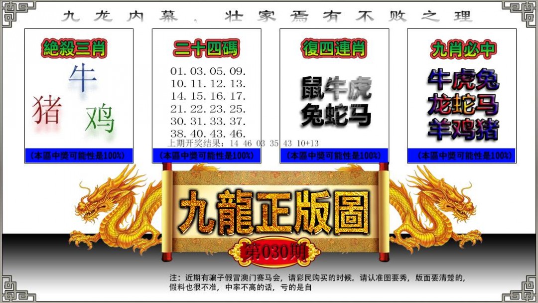 2025030期九龙正版图