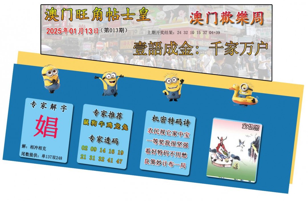 2025013期旺角贴士皇