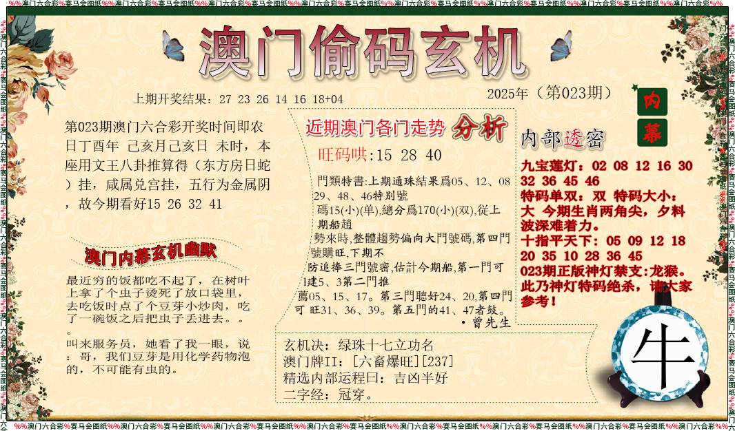 2025023期偷码玄机