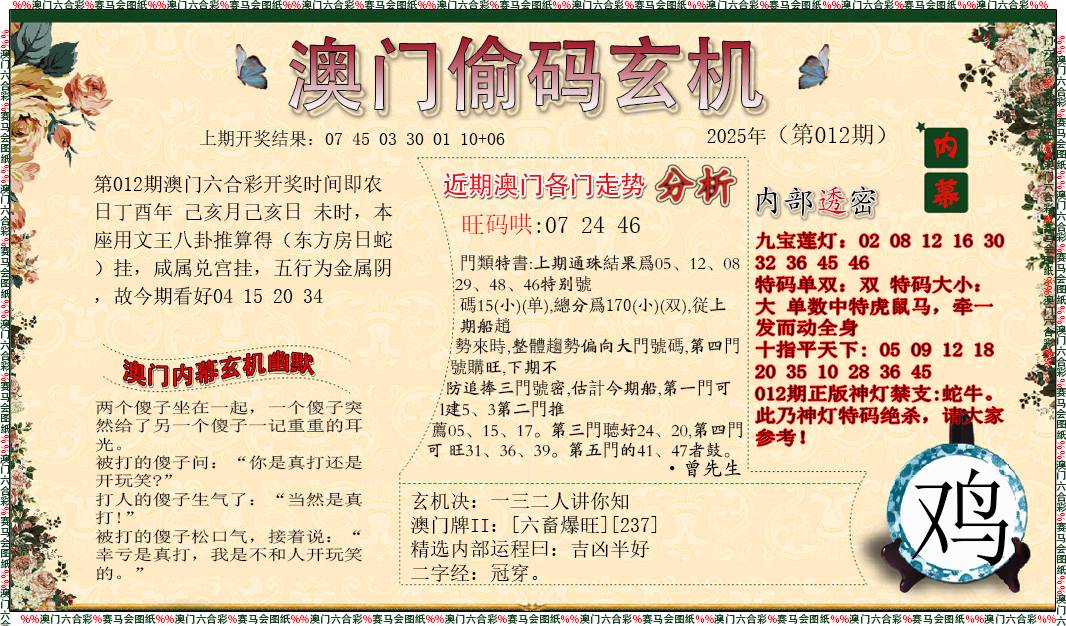 2025012期偷码玄机