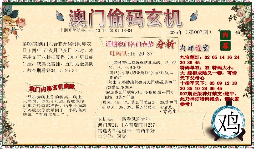 2025007期偷码玄机