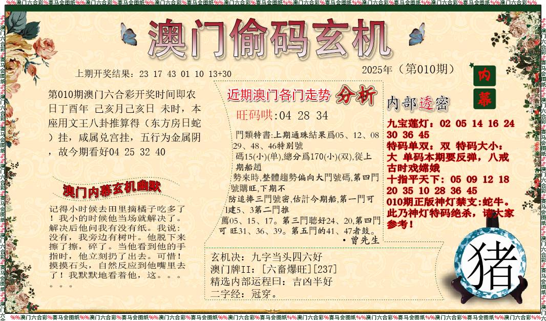 2025010期偷码玄机