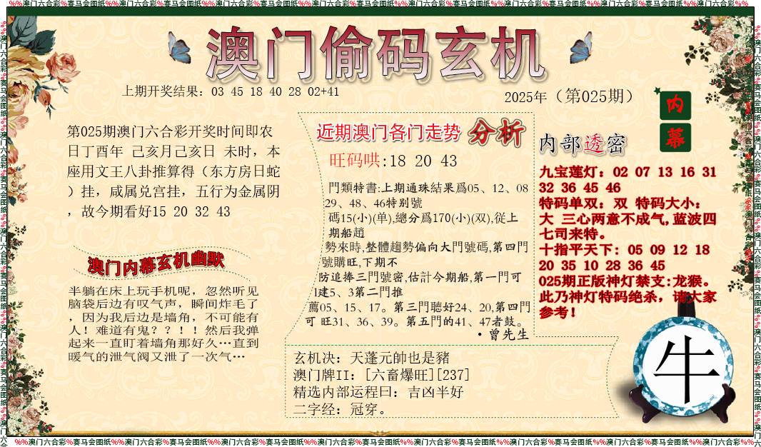 2025025期偷码玄机