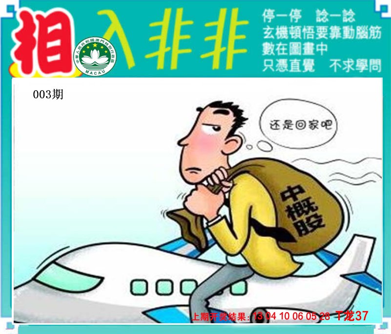 2025003期相入非非