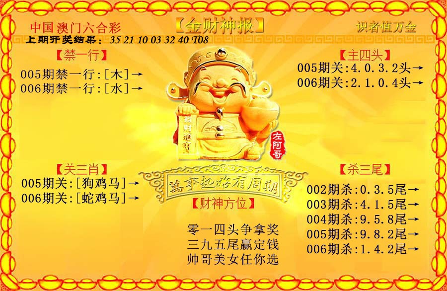 2025006期金财神