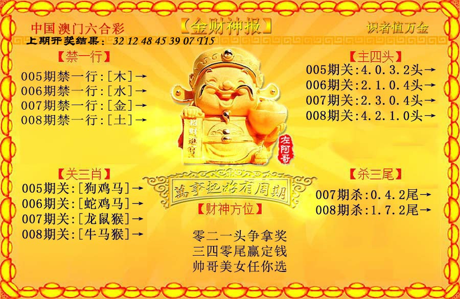 2025008期金财神