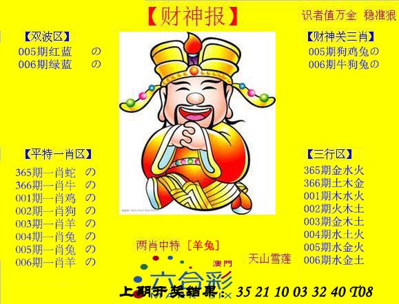 2025006期黄财神