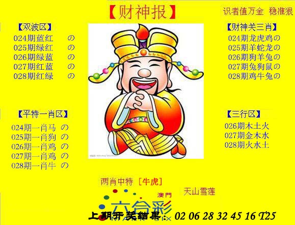 2025028期黄财神