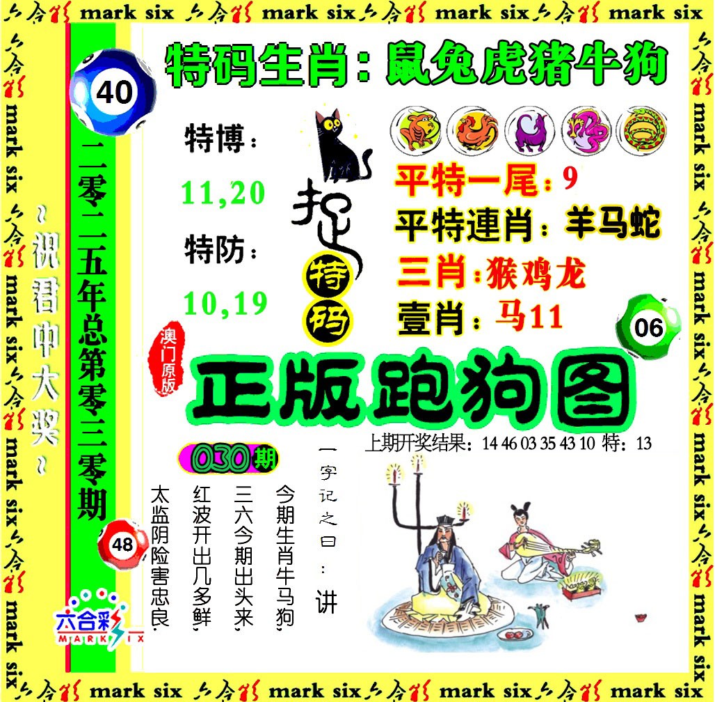 2025030期正版跑狗图
