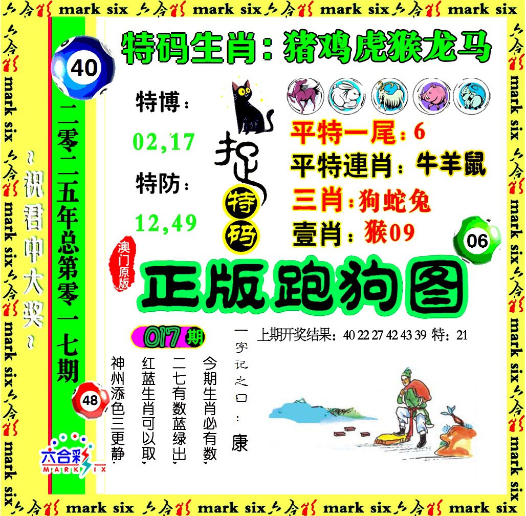 2025017期正版跑狗图