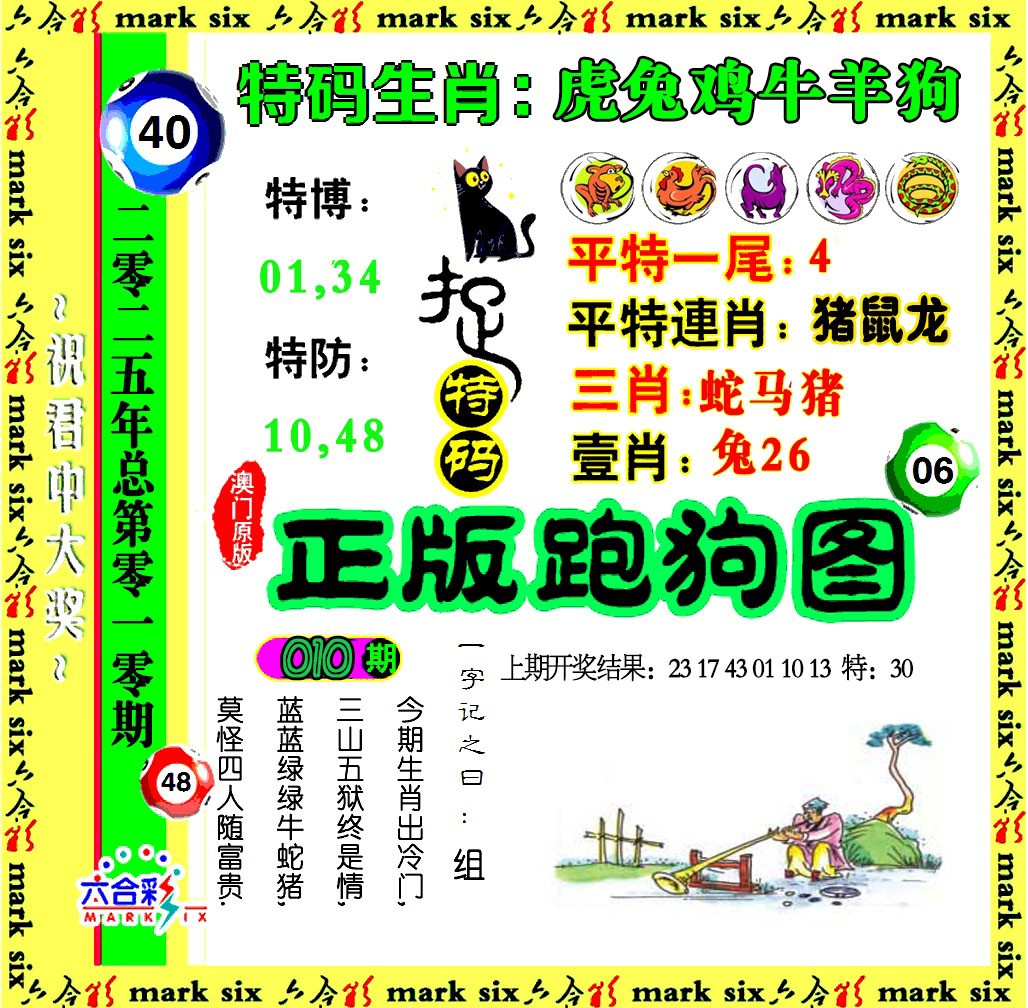 2025010期正版跑狗图