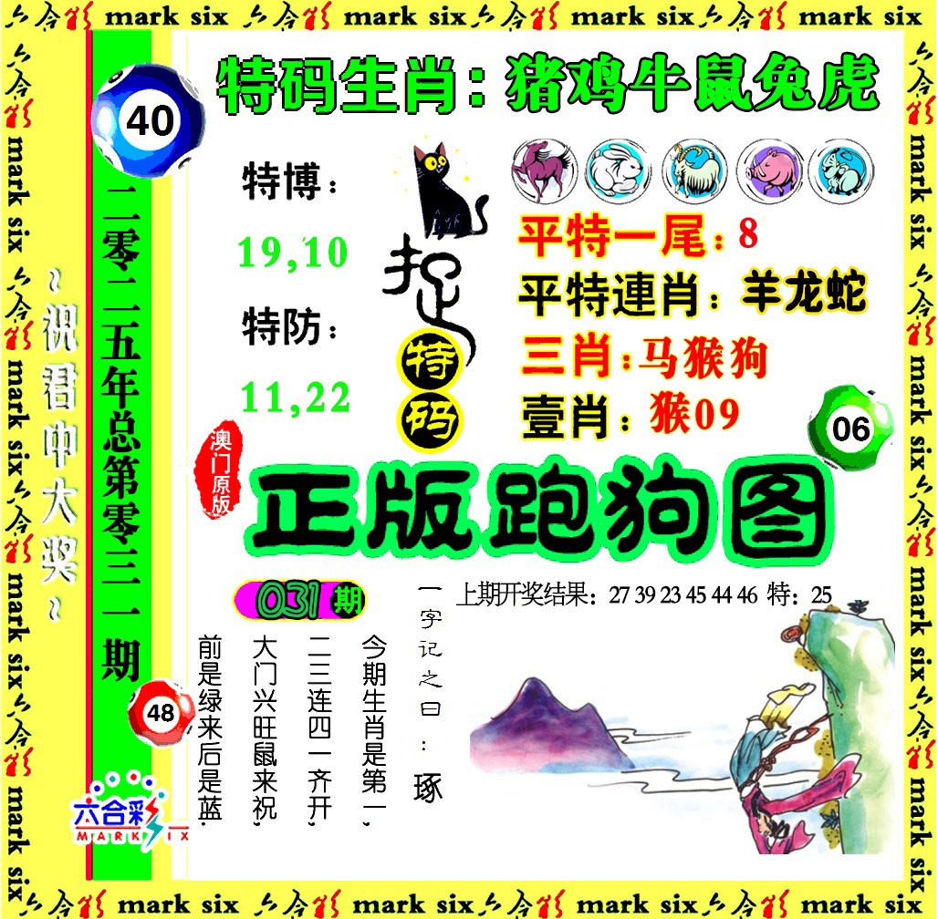 2025031期正版跑狗图