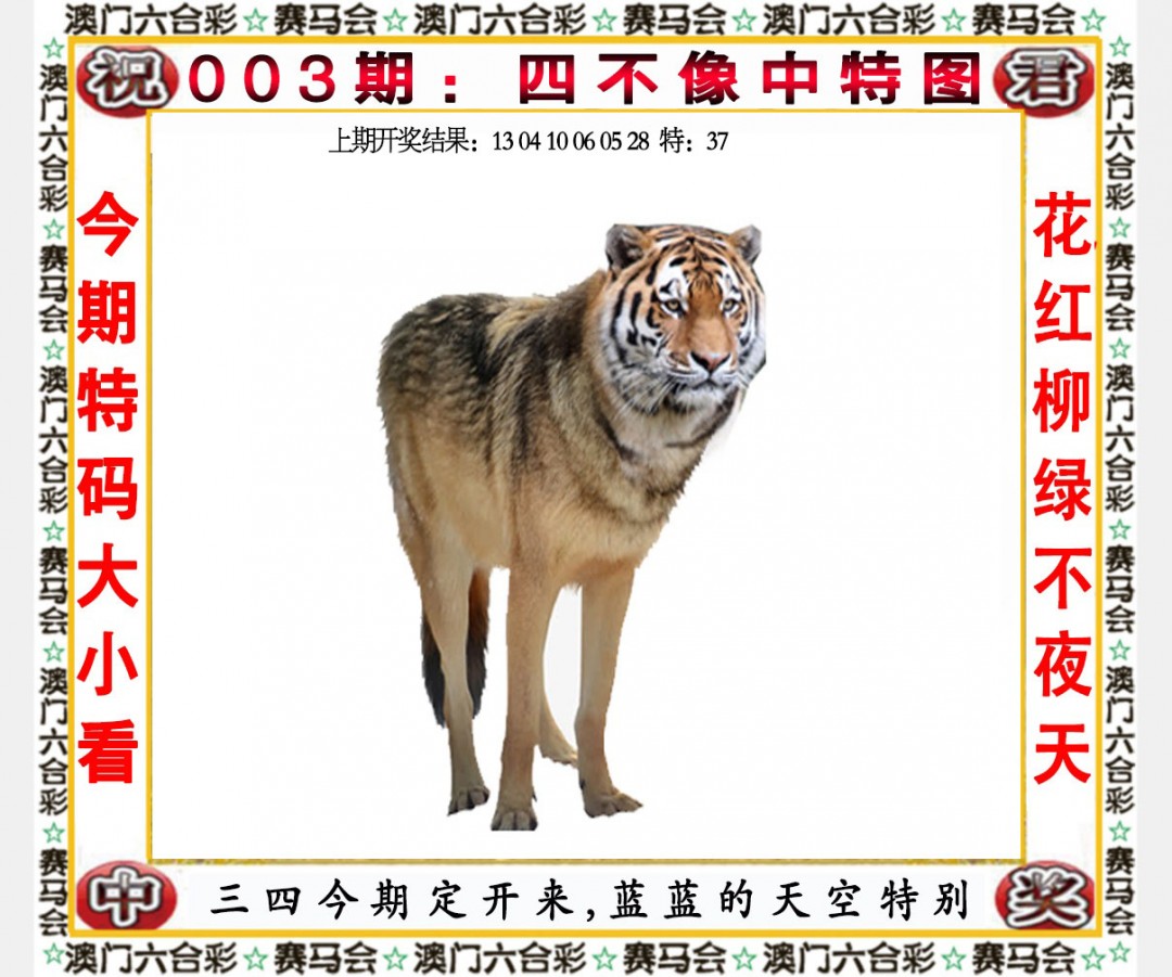 2025003期四不像中特图