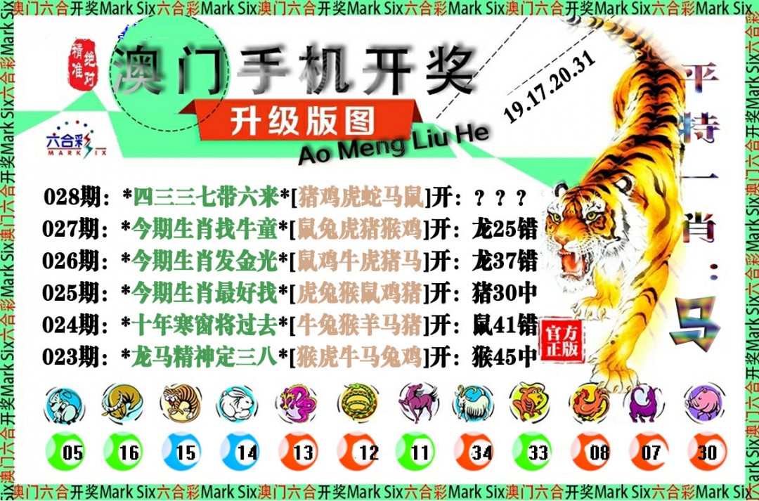 2025028期手机开奖图