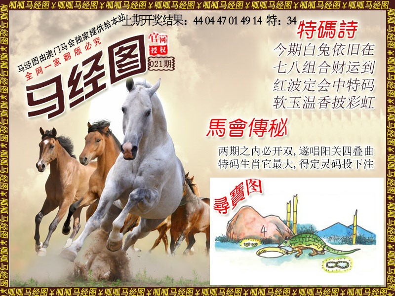 2025021期马经1