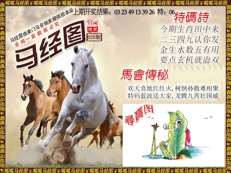 2025020期马经1