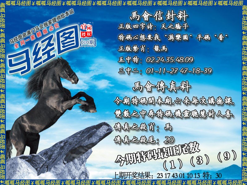 2025010期马经8