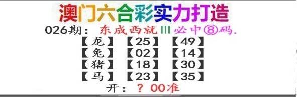 2025026期东成西就