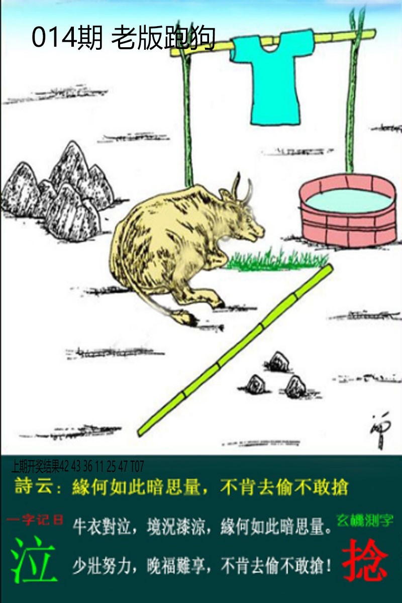 2025014期老板跑狗