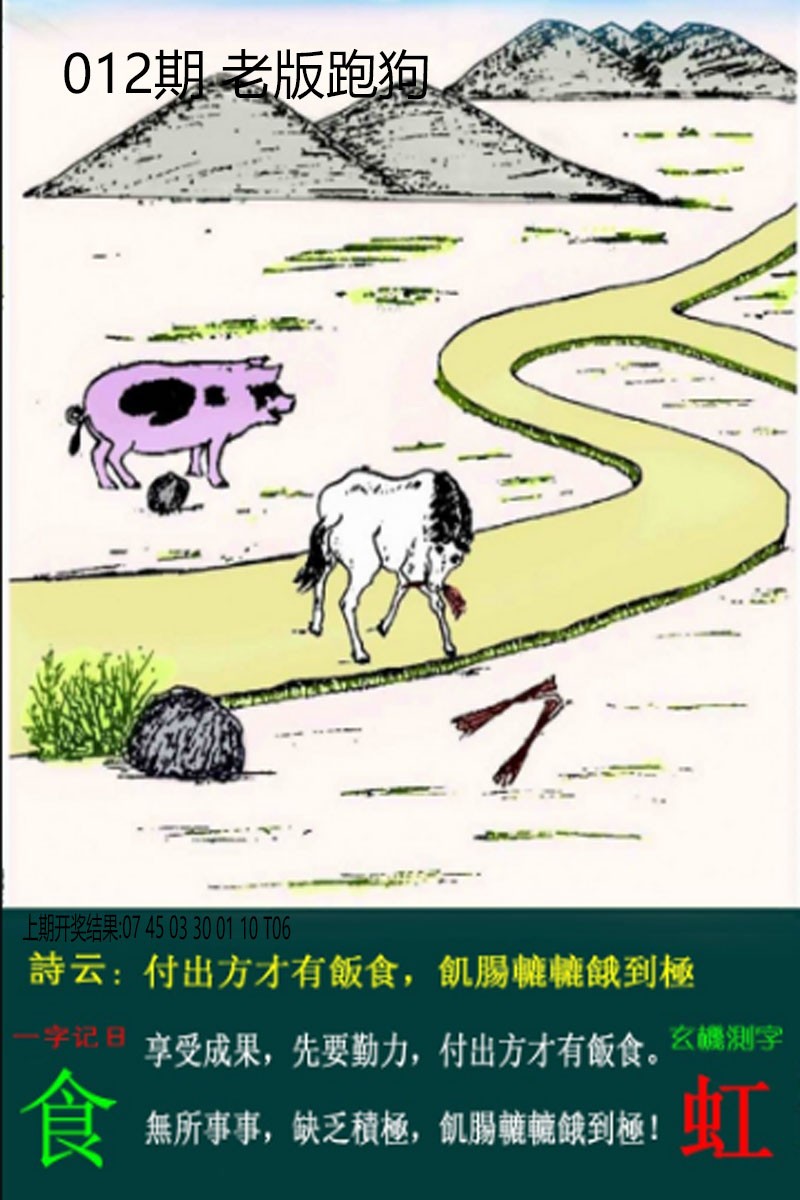 2025012期老板跑狗