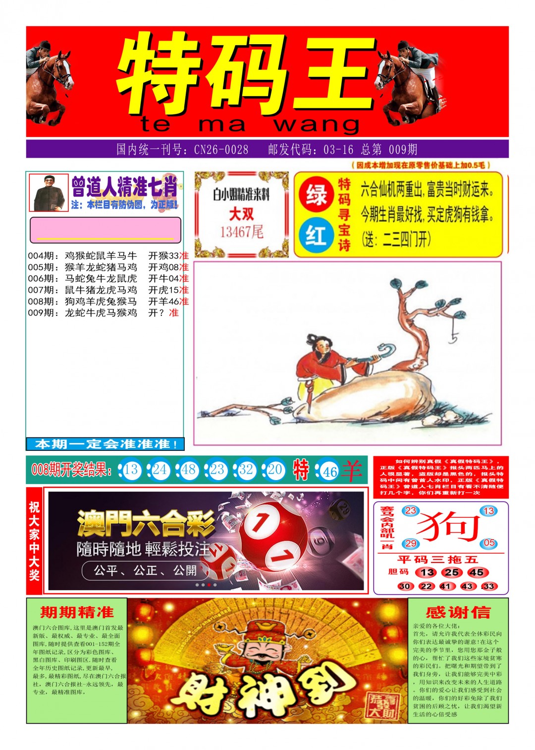 2025009期特码王A