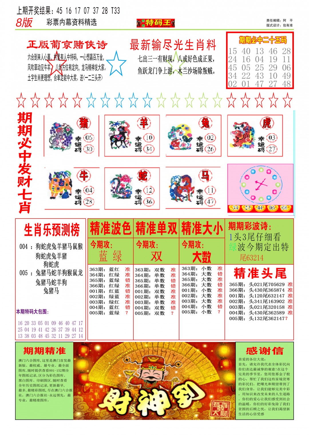 2025005期特码王B