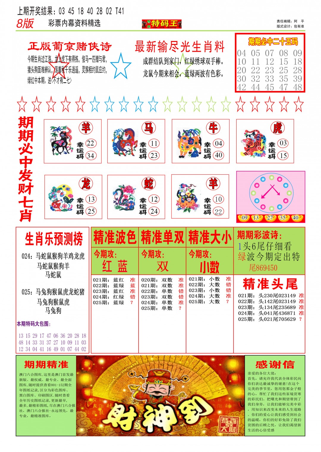 2025025期特码王B