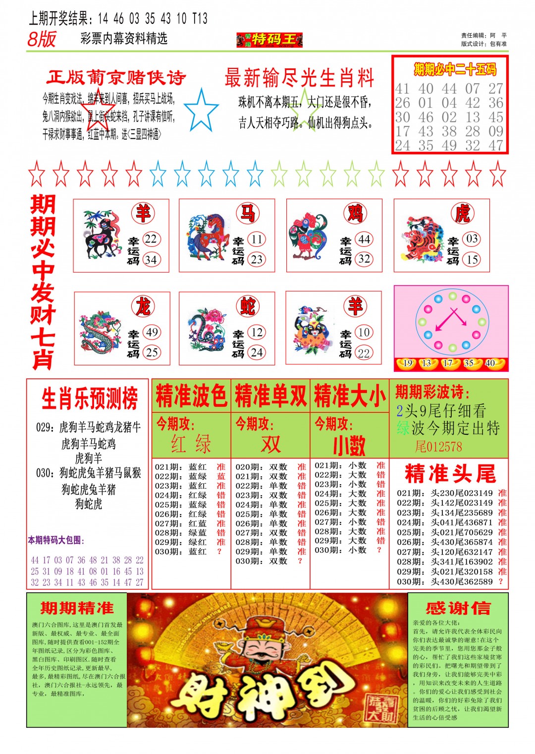 2025030期特码王B