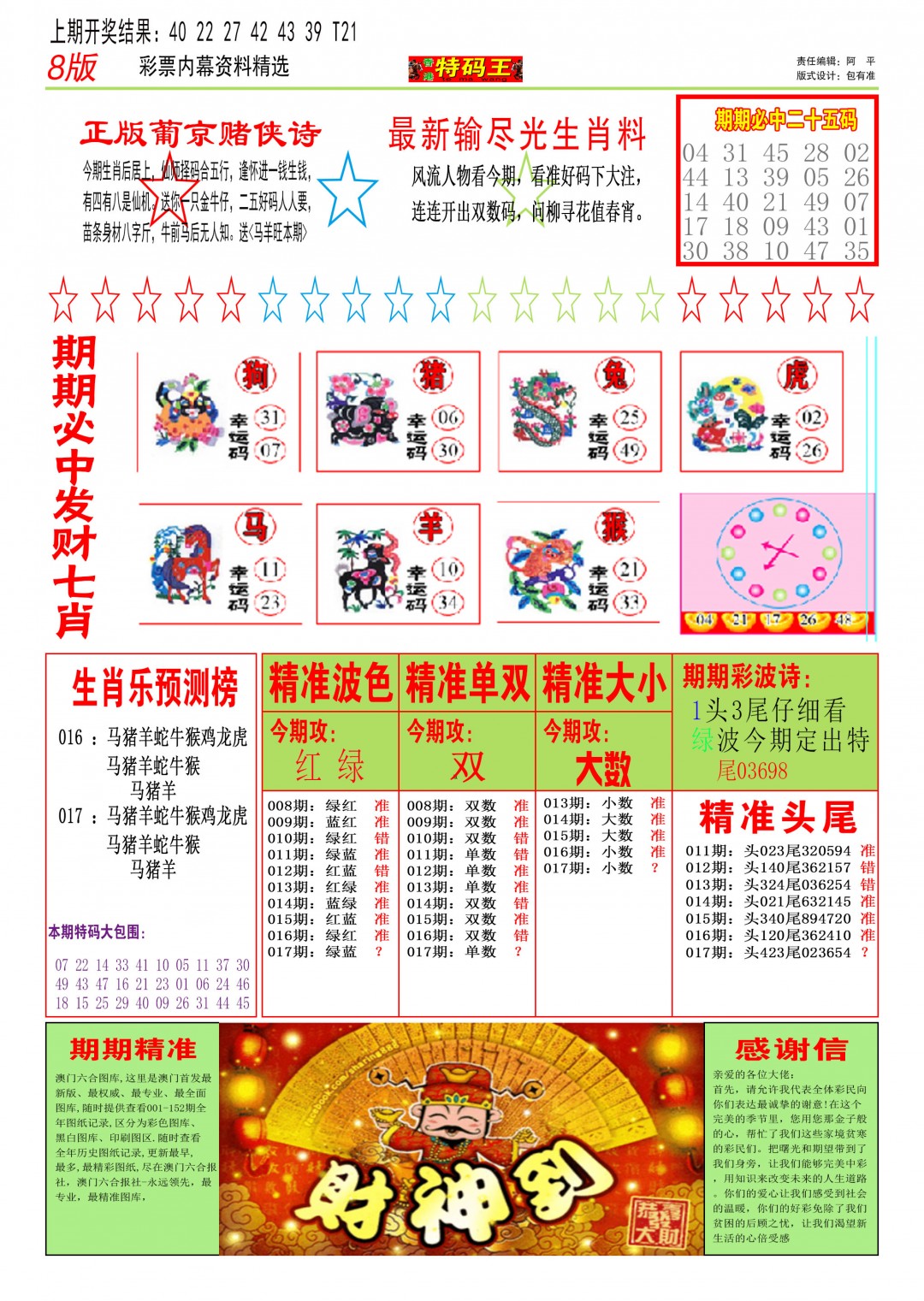2025017期特码王B