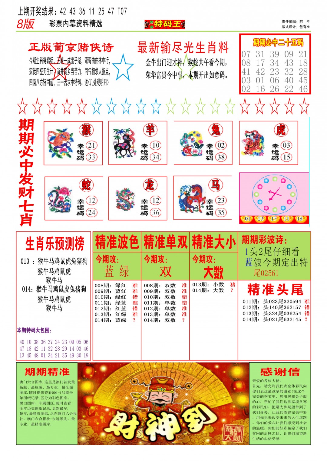 2025014期特码王B