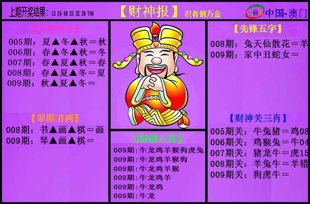 2025009期紫财神