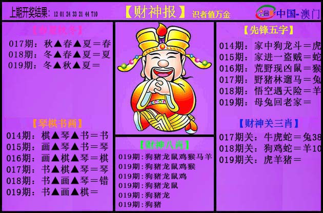 2025019期紫财神