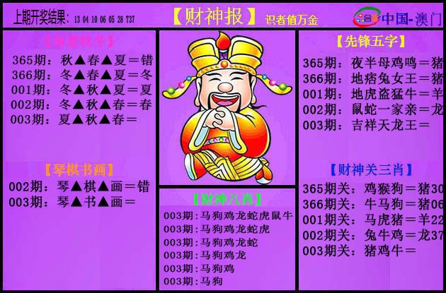 2025003期紫财神