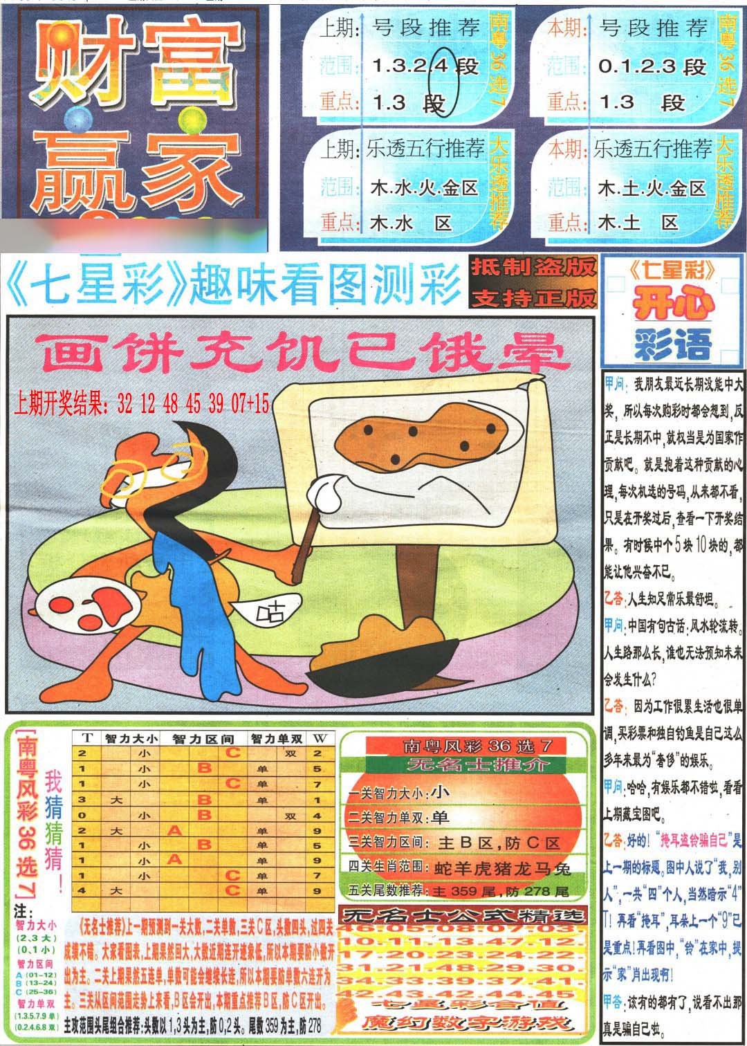 2025008期财富赢家（七星彩）