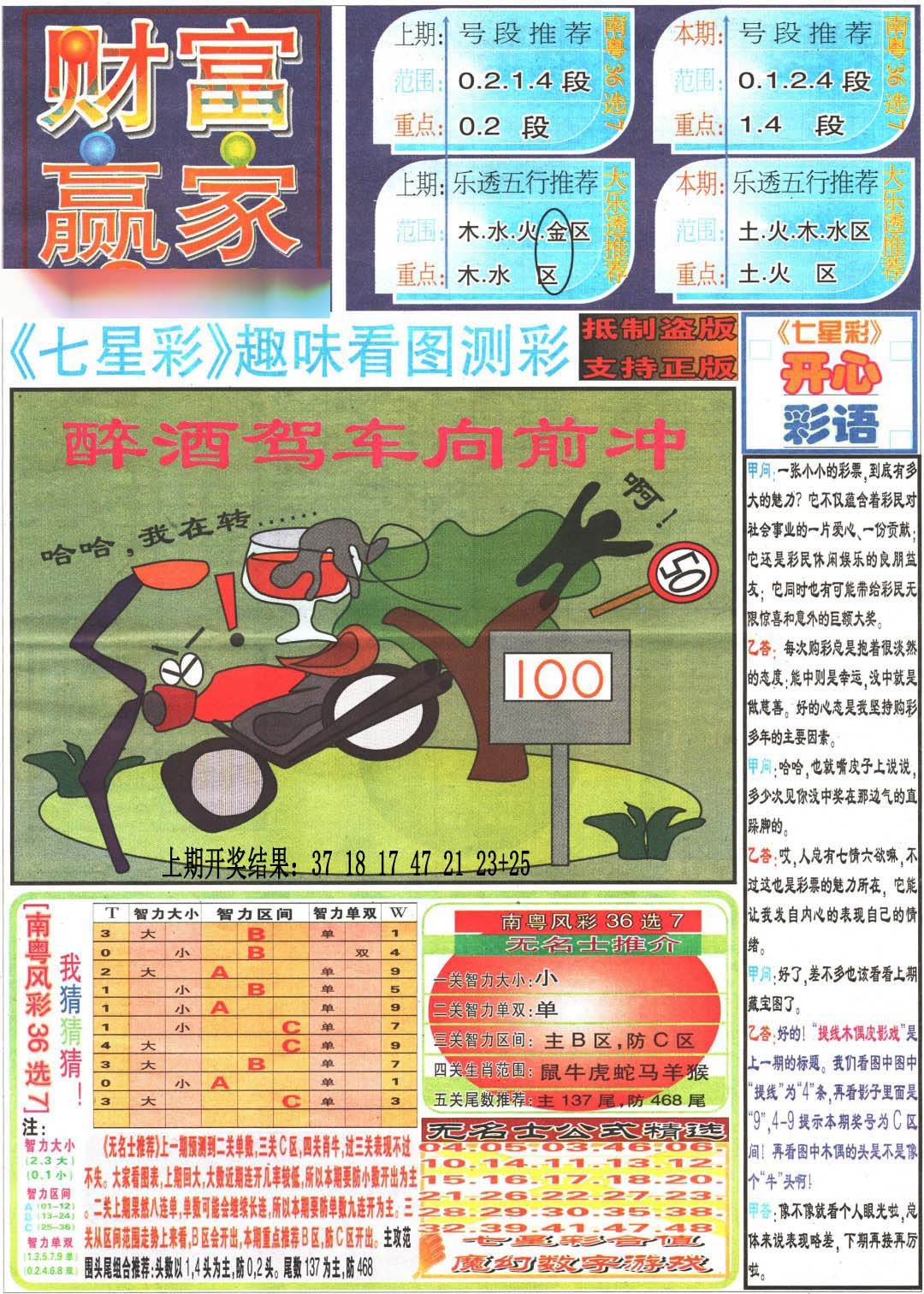 2025011期财富赢家（七星彩）