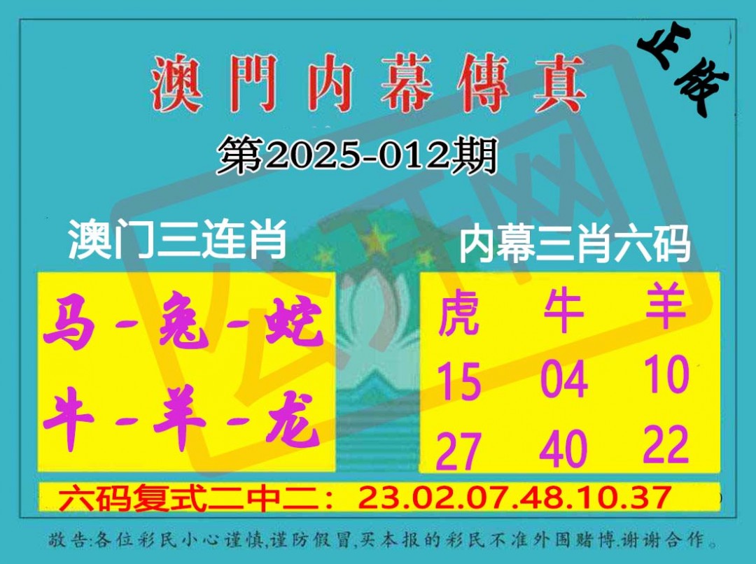 2025012期内幕传真三肖版