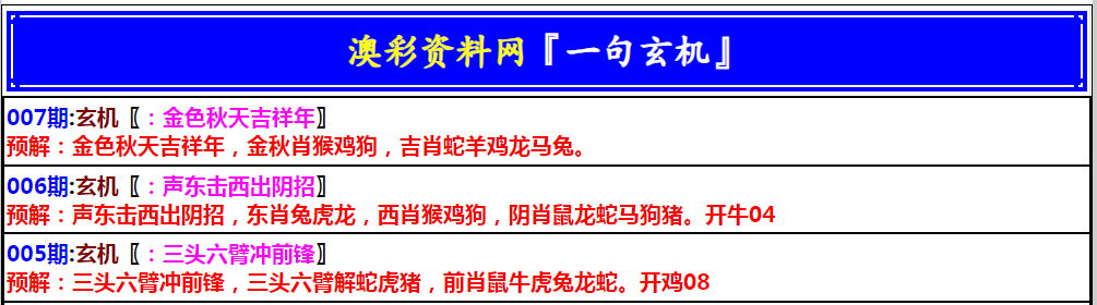 2025007期澳门一句玄机