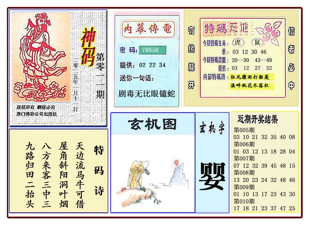 2025011期黄大仙神码