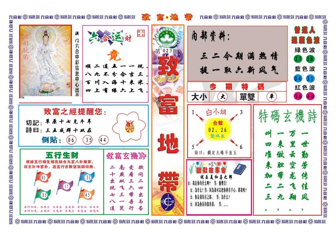 2025023期致富地带