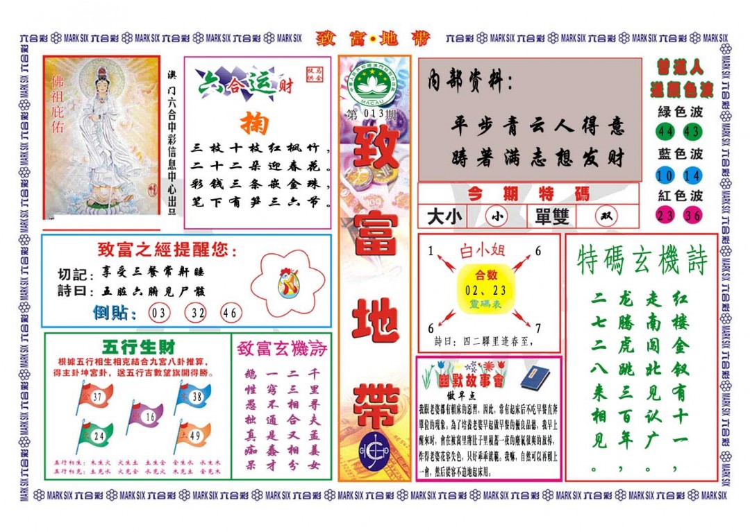 2025013期致富地带